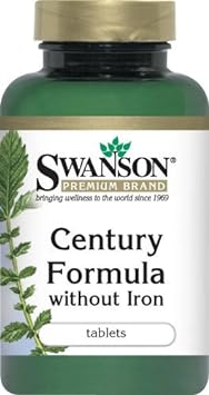 Swanson Century Formula Multivitamin Without Iron 130 Tabs