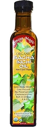 Sacha Inchi Oil - Amazon Oil - Sacha Inchi Seeds Oil - Organic Hair Oil - Superfood Oil - Organic Cold Pressed Oil - Sac