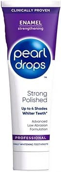 Pearl Drops - Strong Polished White Toothpolish - Enamel Strengthening - with Polishing Agents - 75