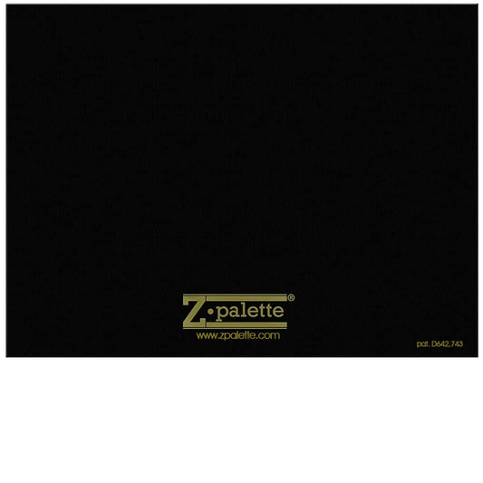 Z Palette Extra Large Deep Black Empty Magnetic Makeup Palette with Clear Window