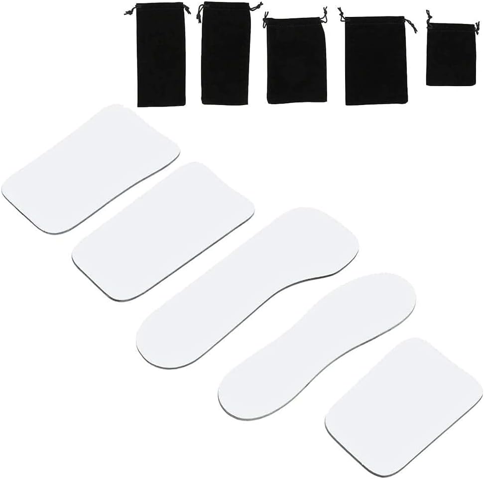 DENTASOP 5 Piece Intraoral Mirror, Orthodontic Intraoral Photography, 2 Sided Reector, Clinical Dentist, Professional Dental Occlusal Photo Oral Mirror