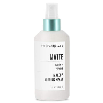 Valjean Labs Matte Makeup Setting Spray | Koalin + Vitamin E | Long-Lasting Wear, Matte Finish | Helps Hydrate and Control Oil | Paraben Free, Cruelty Free, Made in USA (6 )