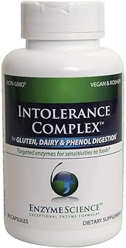 Enzyme Science Intolerance Complex, 90 Capsules Comprehensive Support 3.53 Ounces