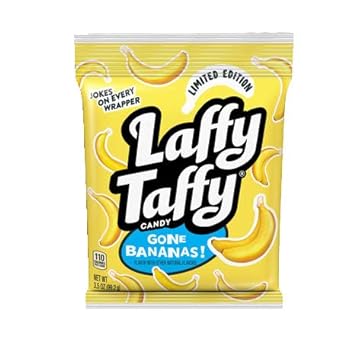 Laffy Taffy Mini Bars, Banana, 3.5oz : Grocery & Gourmet Foo