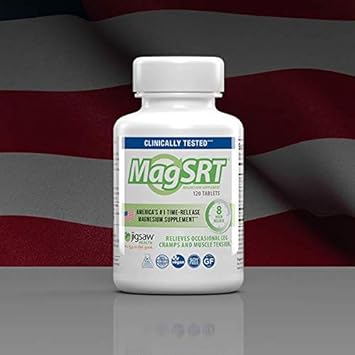 Jigsaw Health MAG SRT Magnesium Supplement (Mag SRT, 120 Count (Pack o