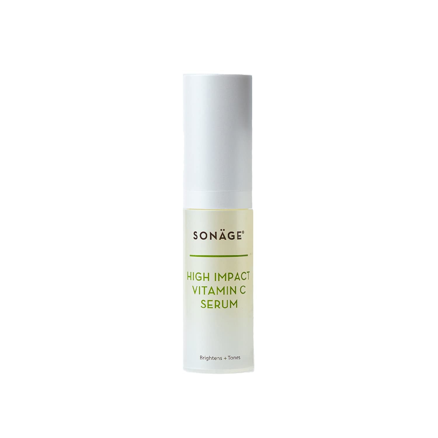Sonage High Impact Vitamin C Serum | Brightening and Anti Aging Serum with Pure Vitamin C, Hyaluronic Acid, Vitamin E | Reduces Appearance of Dark Spots Fine Lines, Wrinkles