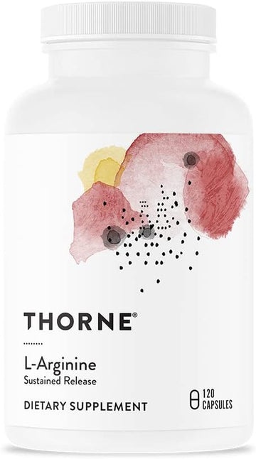 Thorne L-Arginine Sustained Release (Formerly Perfusia-SR) - Support Heart Function, Nitric Oxide Production, and Optimal Blood ow - 120 Capsules - 60 Servings