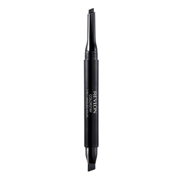 Revlon Pencil Eyeliner, ColorStay 2-in-1 Eye Makeup,Waterproof, Longwearing with Smudge Brush, Angled Kajal Eyeliner, 101 Onyx, 0.01