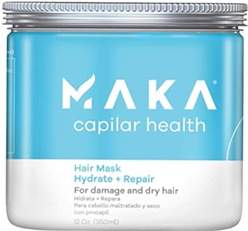 Maka Capilar Health Hydrating Hair Mask for Repairing Damaged and Dry hair, 12