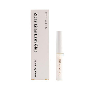 Lilac St - Lilac Lash Glue - Long Lasting Lash Application - Brush Applicator Tip - Latex Free - Vegan & Cruelty Free - Clear