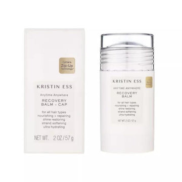 Kristin Ess Hair Anytime Anywhere Recovery Balm with Coconut Oil and Castor Oil for Dry Damaged Hair, Ultra Hydrating, N