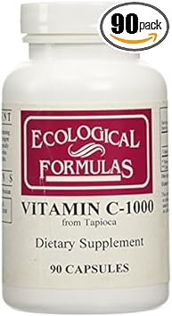 Ecological Formulas - Vitamin C-1000 from Tapioca 90 caps [Health and 
