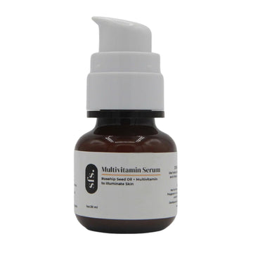 Skin Friendly Solutions Multivitamin Serum with Rosemary, Rosehip Seed Oil, Hibiscus and Vitamins A, C, B3, B5, and E