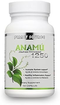 Planet Source Anamu (Ghinea Hen) 1250 Mg per Serving 100 Capsules