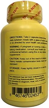  Sun Ten - Magnolia Flower & Gypsum Formula Capsules/490B Xi