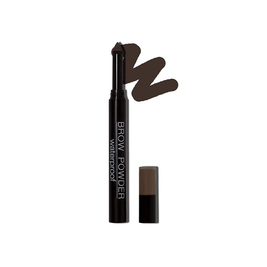 Nouba Waterproof Brown Brow Powder Pencil - Long Lasting Eyebrow Definer Makeup Filler Compact Pomade Stick Eye Shadow For Tinting, Sculpting, Contouring, Full, Defined, Buildable Eyebrows (Color 2)