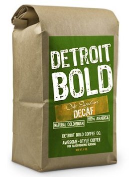 Café Signature Colombian Decaf Coffee - Ground - Bag - 100% Arabica - Detroit Bold Coffee