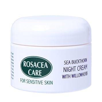 Rosacea Care Night Cream - Nourishing, deep moisturizer for rosacea skin (1.2 )