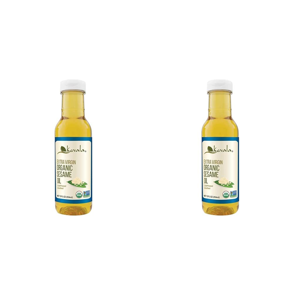 Organic Extra Virgin Sesame Oil 12oz (BPA-free plastic bottl