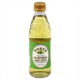 Rose's West India Sweetened Lime Juice, 12 oz Bottle