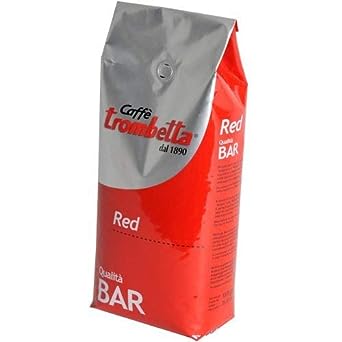 Trombetta Caffe Red Bar Whole Espresso Coffee Beans, Italian Coffee Beans Whole