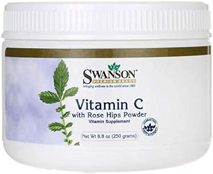 Swanson Vitamin C with Rosehips Powder 8.8 Ounce (250 g) Pwdr
