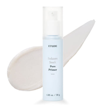 ETUDE HOUSE Sebum Soak Pore Primer (30) | Long-Lasting Makeup Base with Sebum Control Effect and Matte Finish | Great Pore Coverage | Kbeauty