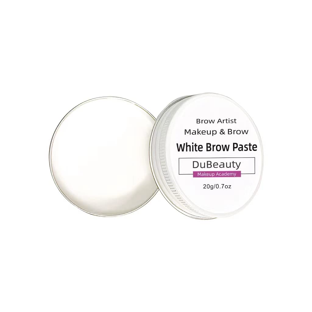 White Tattoo Brow Paste Eyebrow Permanent Makeup Mapping Paste Microblading Eyebrow Marker Tool Brow Lip Position Tool (1pc)