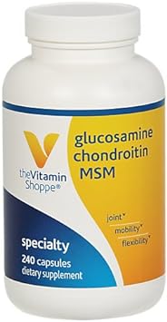 The Vitamin Shoppe Glucosamine, Chondroitin, MSM (240 Capsul