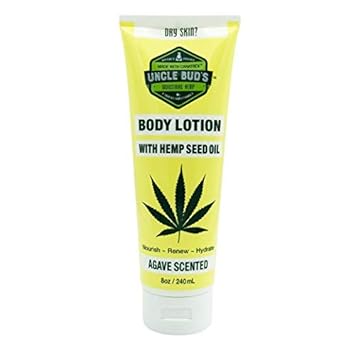 Hemp Cream Uncle Bud's Hemp Body Moisturize & Nourish Skin Made from Pure Hemp Seed Oil