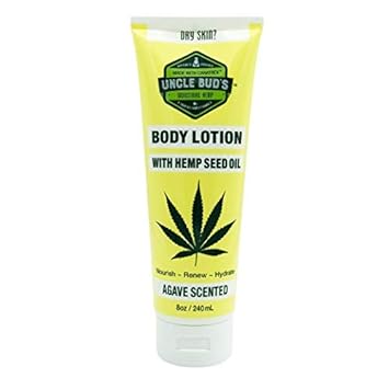 Hemp Cream Uncle Bud's Hemp Body Moisturize & Nourish Skin Made from Pure Hemp Seed Oil