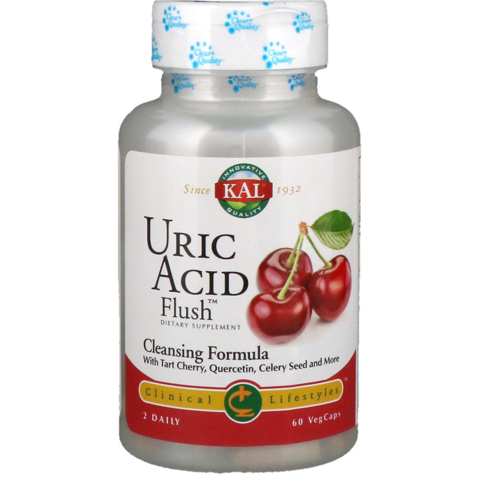 KAL, Uric Acid Flush VegCaps