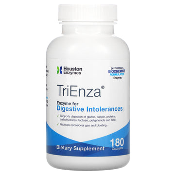 Houston Enzymes, TriEnza, Enzyme For Digestive Intolerances Capsules