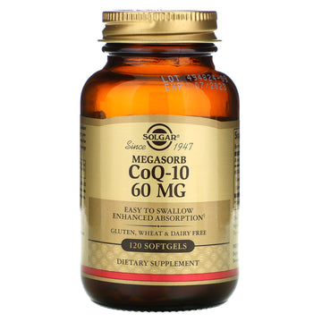 Solgar, Megasorb CoQ-10, 60 mg Softgels