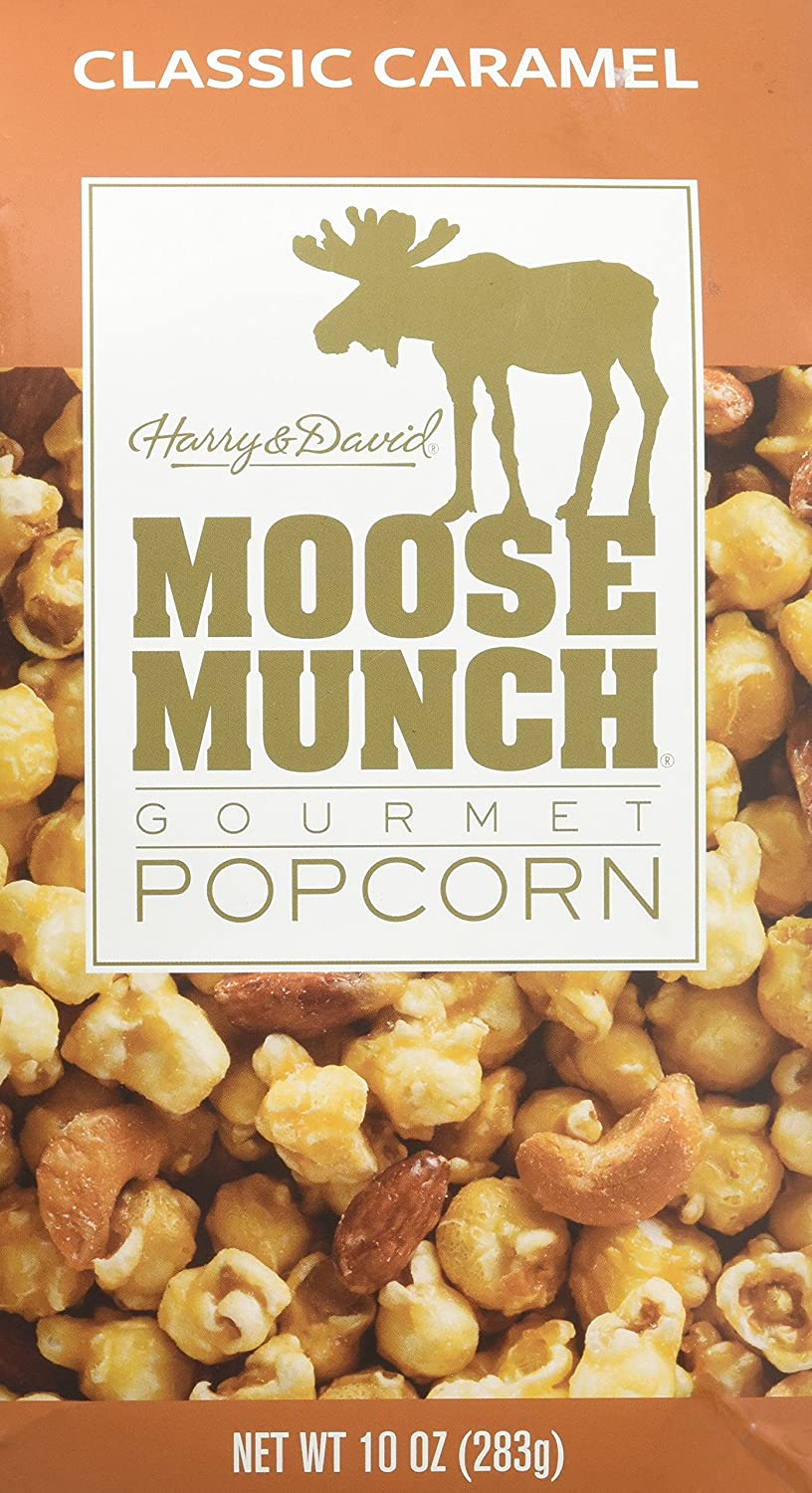 Harry & David Moose Munch Gourmet Popcorn Classic Caramel  Package