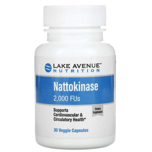 Lake Avenue Nutrition, Nattokinase, Proteolytic Enzyme, 2,000 FUs, Veggie Capsules