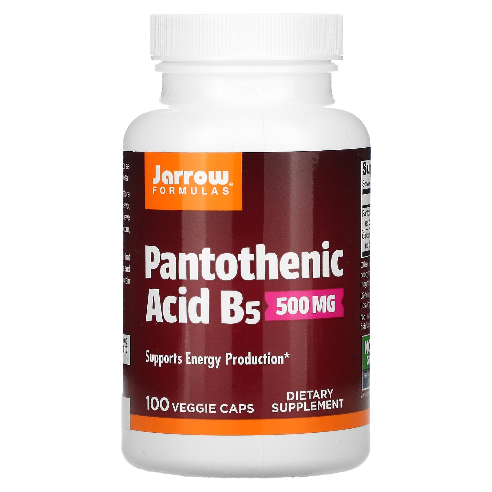 Jarrow Formulas, Pantothenic Acid B5