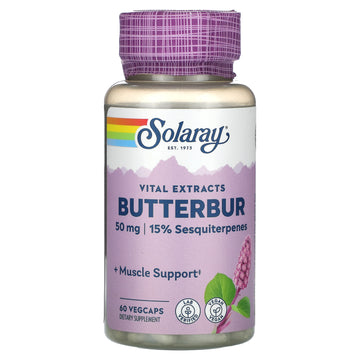 Solaray, Butterbur , 50 mg, VegCaps