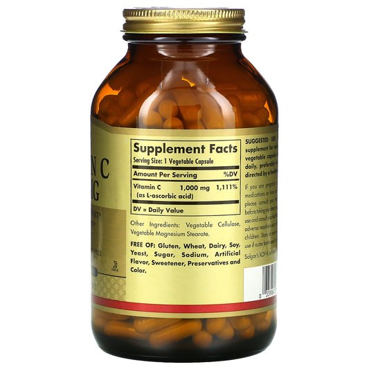 Solgar, Vitamin C  Vegetable Capsules