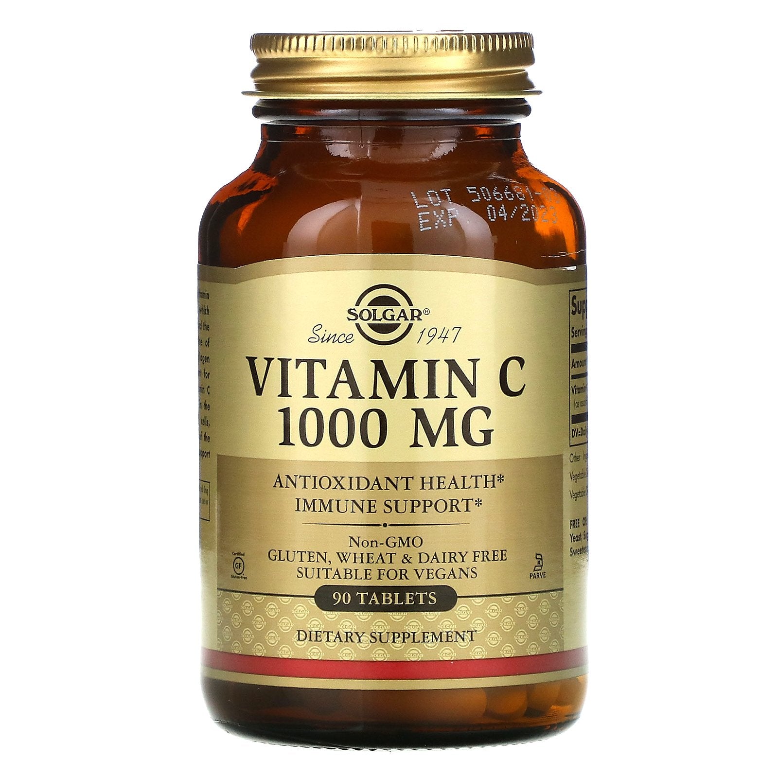 Solgar, Vitamin C, 1,000 Mg,  Tablets