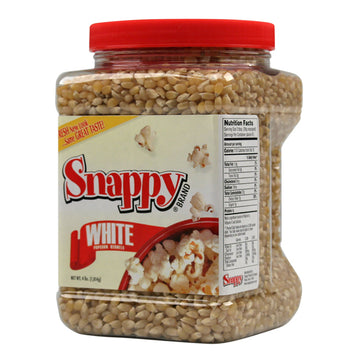 Snappy White Popcorn Kernels (Jar)