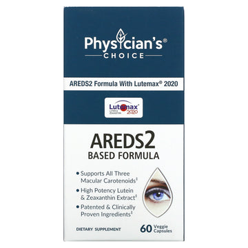 Physician's Choice, Areds2 Based Formula,  Veggie Capsules