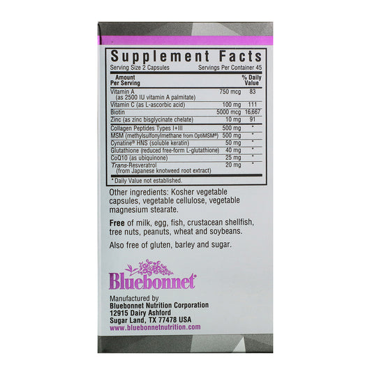 Bluebonnet Nutrition, Beautiful Ally, Hair, Skin & Nails,  Vegetable Capsules