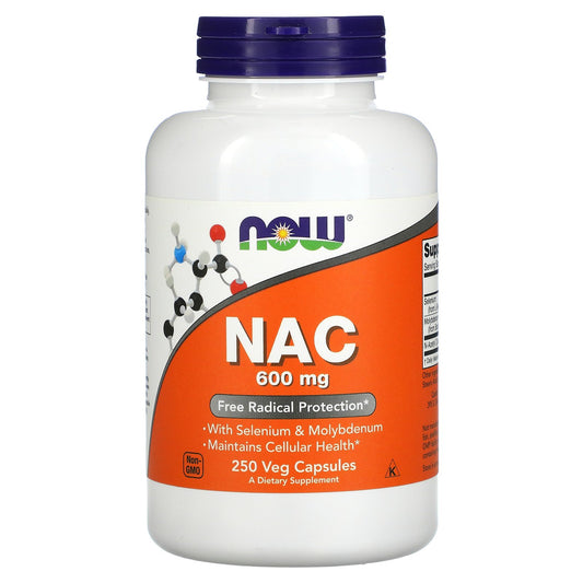 NOW Foods, NAC, 600 mg Veg Capsules