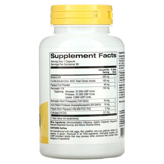 Super Nutrition, Simply One, Complete Enzymes Capsules