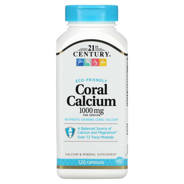 21st Century, Coral Calcium, 250 mg, Capsules