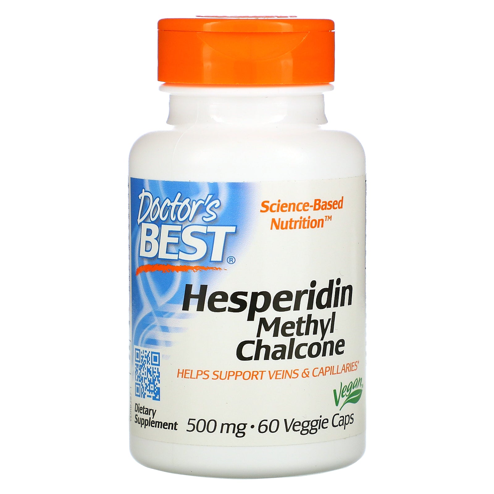 Doctor'S Best, Hesperidin, Methyl Chalcone, 500 Mg, Veggie Caps