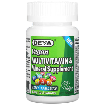 Deva, Vegan Multivitamin & Mineral Supplement
