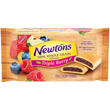 Newtons Soft & Fruit Chewy Triple Berry Fruit Cookies, Pack