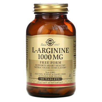 Solgar, L-Arginine, Free Form, 1,000 mg